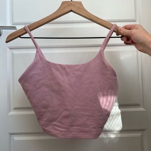 Pink workout top